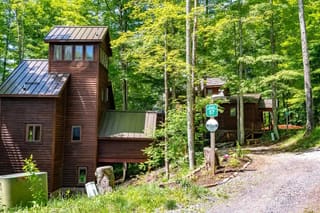 Trail Magic Chalet from Mountain Laurel Lane